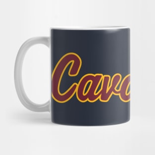 Cavaliers Script Mug